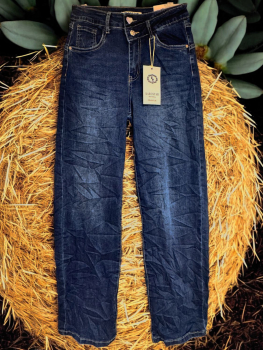 Karostar Straightjeans Größe 42 dunkle Waschung