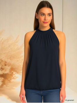 Blusentop Kofferware in Größe 36 - 42 dunkelblau