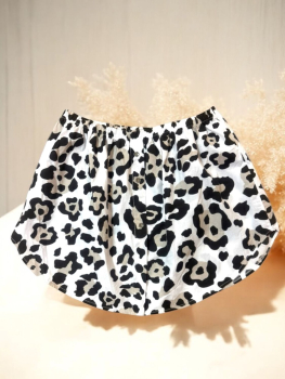 Blusenrock/Fakebluse Größe 36 - 42 weiß/braun/beige