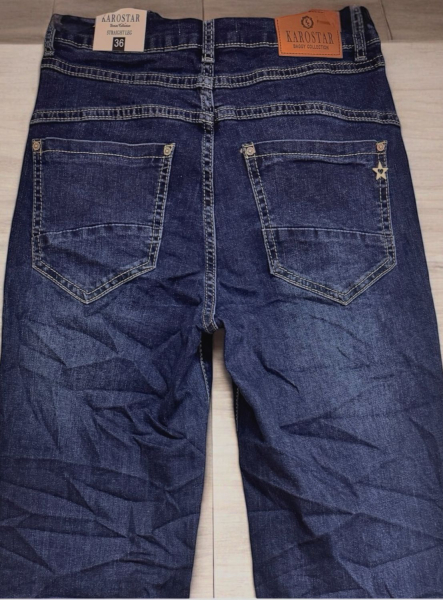 Karostar Straightjeans Größe 42 dunkle Waschung